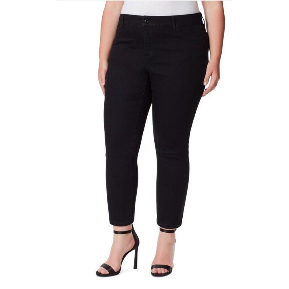 Jessica Simpson Arrow Straight Jeans 14W NWT MSRP $89.50 Black
